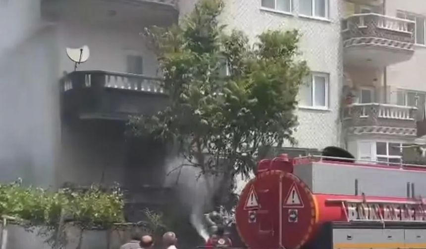 Bor’da Apartman Dairesinde Yangın Paniği