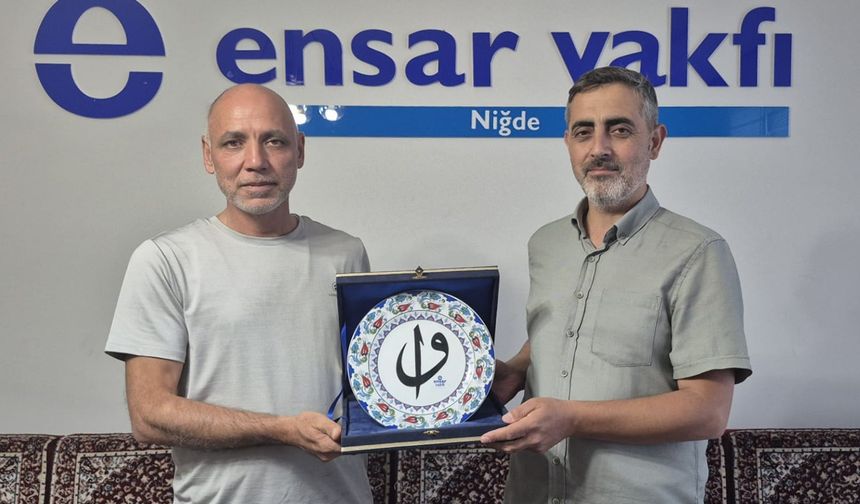 Ensar Vakfı Niğde Şubesinde Nöbet Değişimi