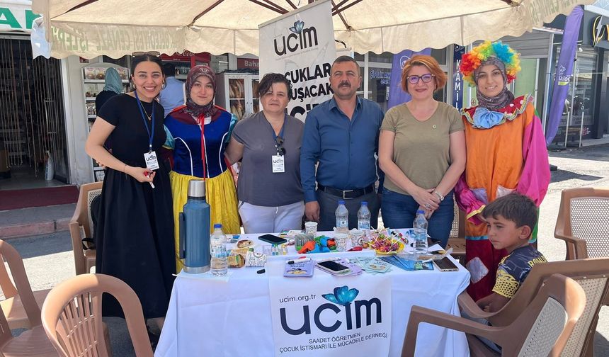 UCİM Çiftlik’te Çocukların Güvenliği İçin Bilgilendirme Standı Kurdu