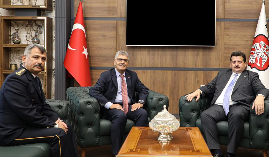 Polis Akademisi Başkanı Prof. Dr. Balcı’dan Vali Çelik’e Ziyaret