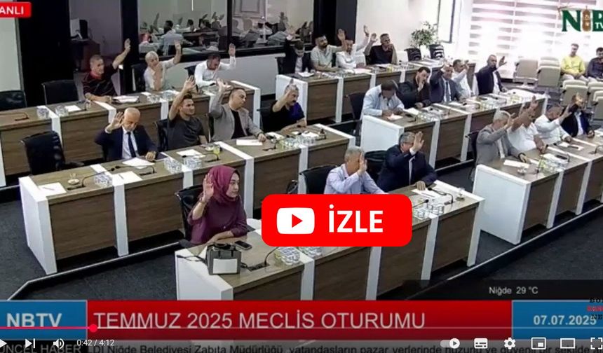 CHP’li Niğde Belediyesi Meclis Üyeleri Boykotu Deldi!
