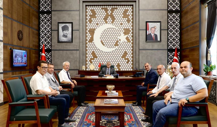 Bor Balkan Türkleri Derneği'nden Vali ve Belediye Başkanına Ziyaretler.