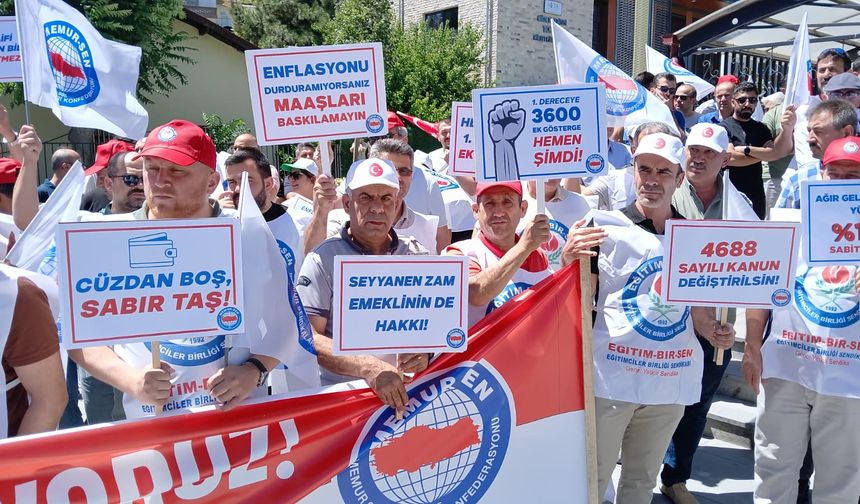 Memur-sen Niğde’de meydanlara indi!