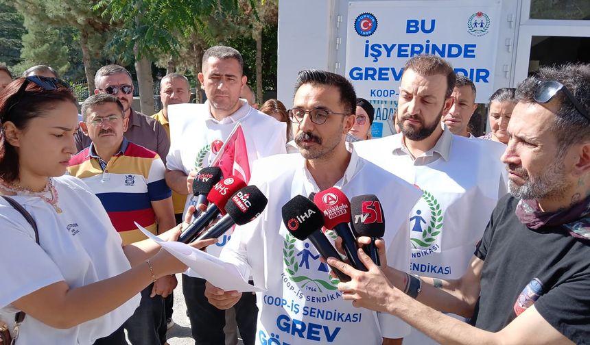 KOOP-İŞ Sendikası, Sosyal Yardımlaşma ve Dayanışma Vakıflarında Greve Gitti