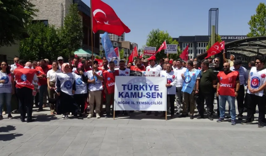 Niğde Kamu-Sen : “Kamu işvereninin teklifi kabul edilemez”