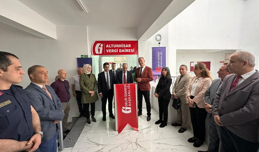 Altunhisar Vergi Dairesi Hizmete Açıldı