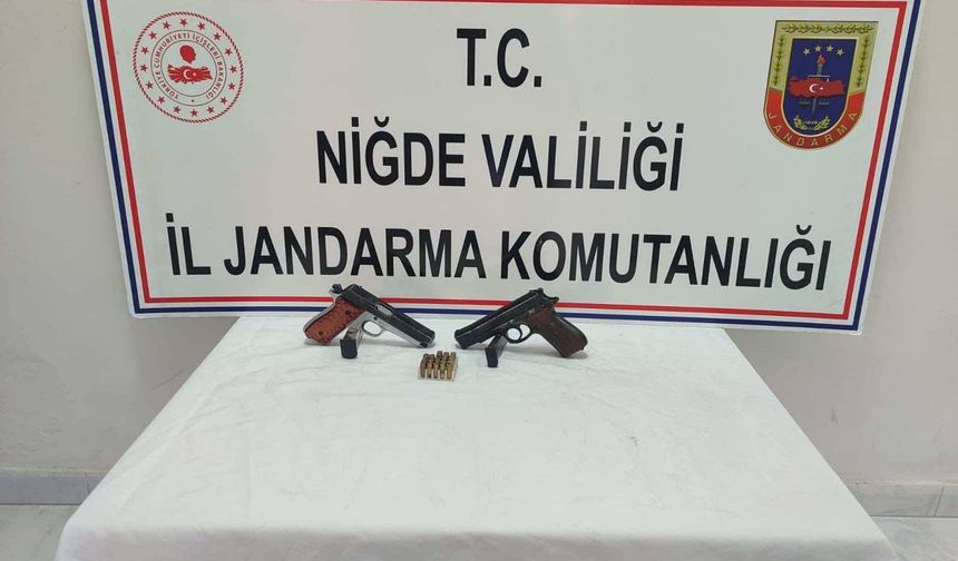 Niğde’de Yasadışı Silah Operasyonu