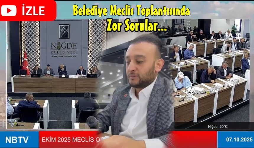 CHP'li Üye Umut Atila'dan Meclis Toplantısında  Zor Sorular