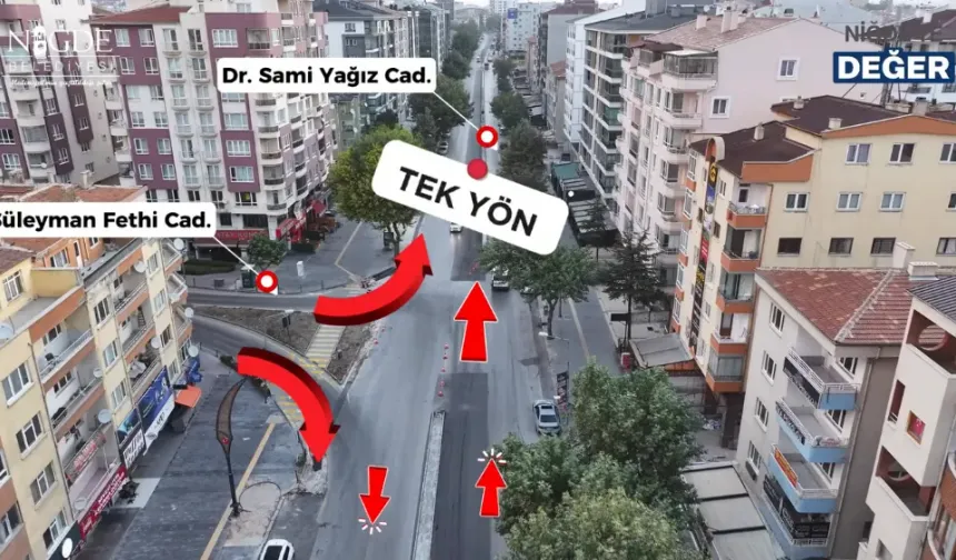 Niğde Tek Yön Uygulaması Başlıyor.