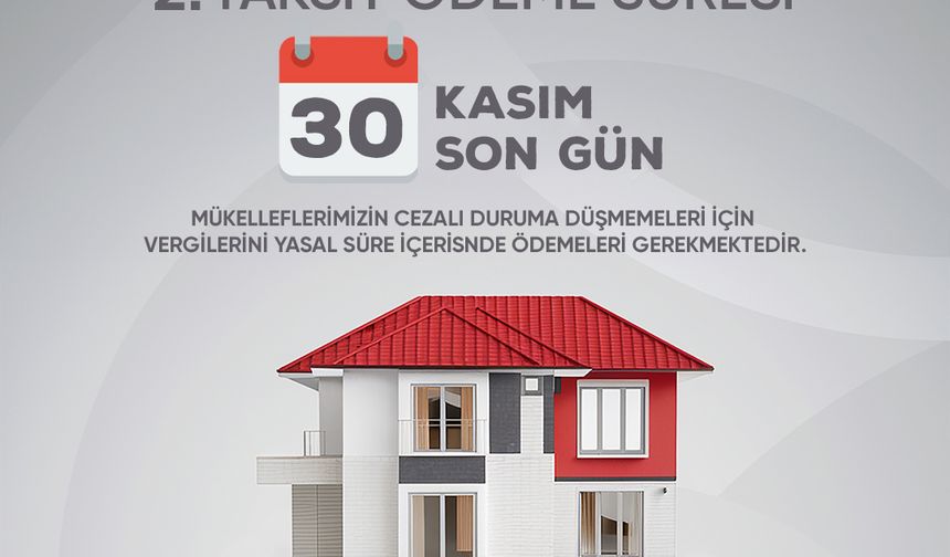 Niğde Belediyesi'nden Emlak Vergisi Uyarısı