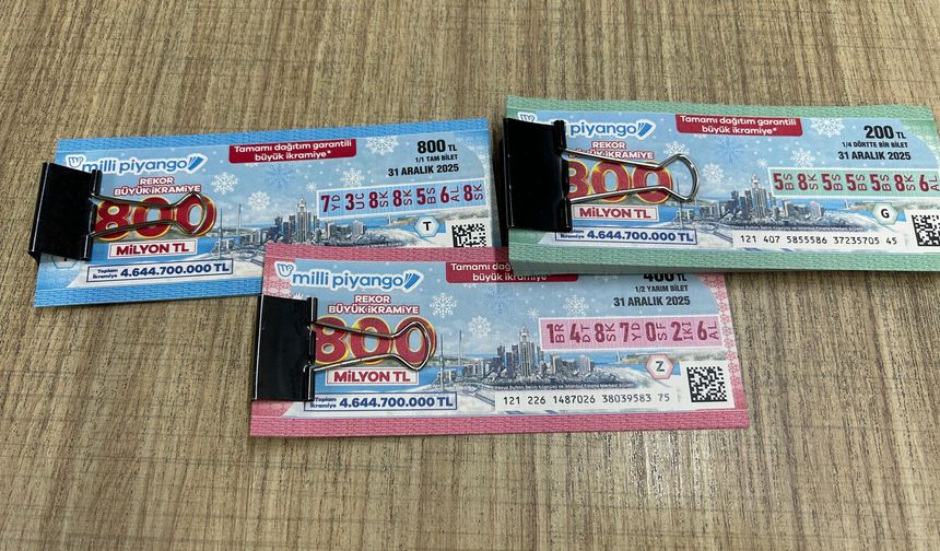 Milli Piyango’nun Yılbaşı Biletleri Satışta