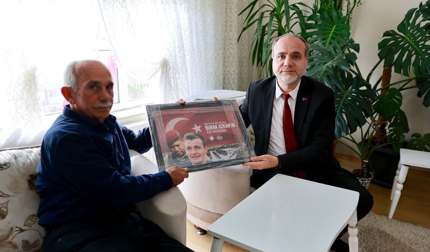 Şehit Burak Özkan’ın Hatırası Niğde’de Ailesine Takdim Edildi