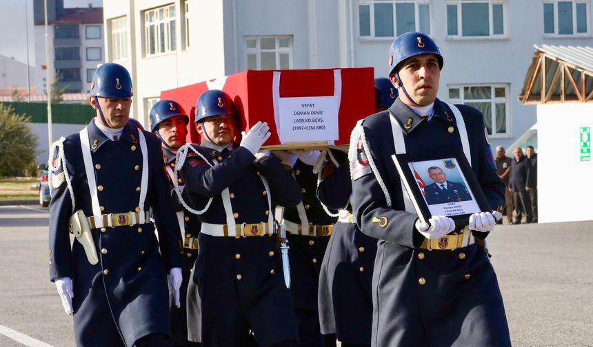 Çamardı İlçe Jandarma Komutanı Osman Deniz Son Yolculuğuna Uğurlandı