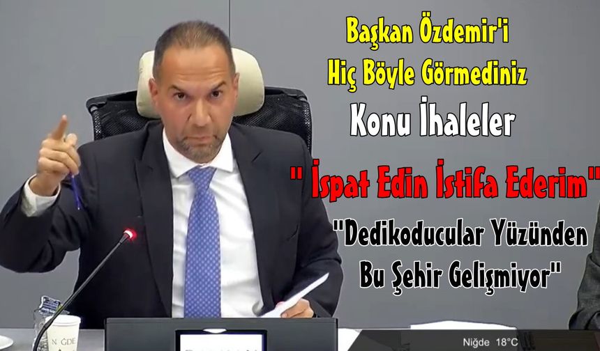 Niğde Belediye Meclis Kasım 2025 Toplantısında Sert Tartışmalar Yaşandı