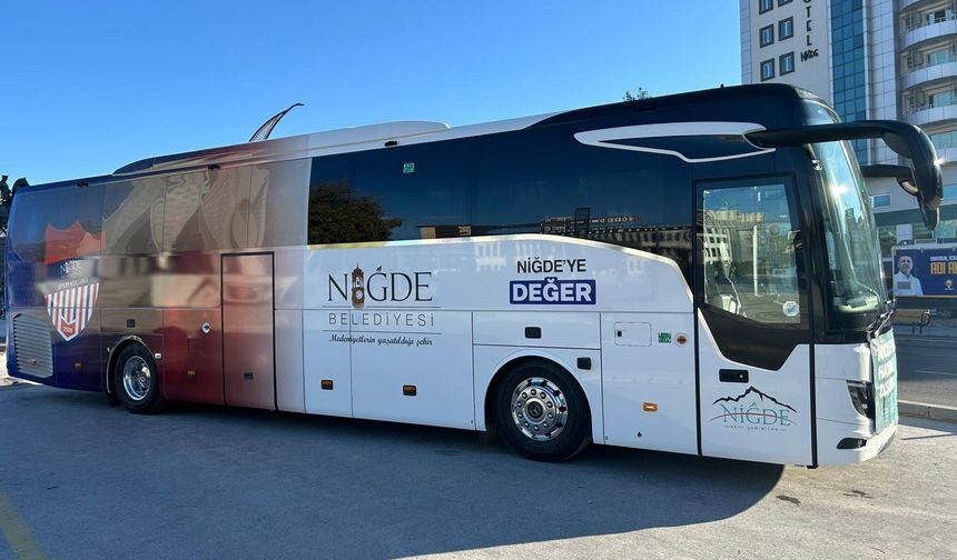 Niğde Belediyespor’a Yeni Otobüs Desteği: Ulaşım Altyapısı Güçlendi