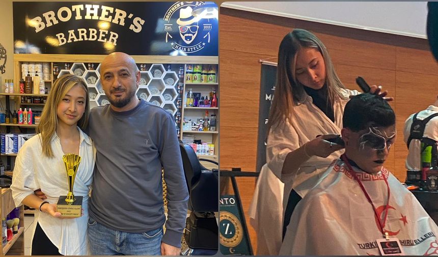 Niğdeli Erkek Kuaförü Pervin Akça’ya Ulusal Yarışmada Büyük Ödül