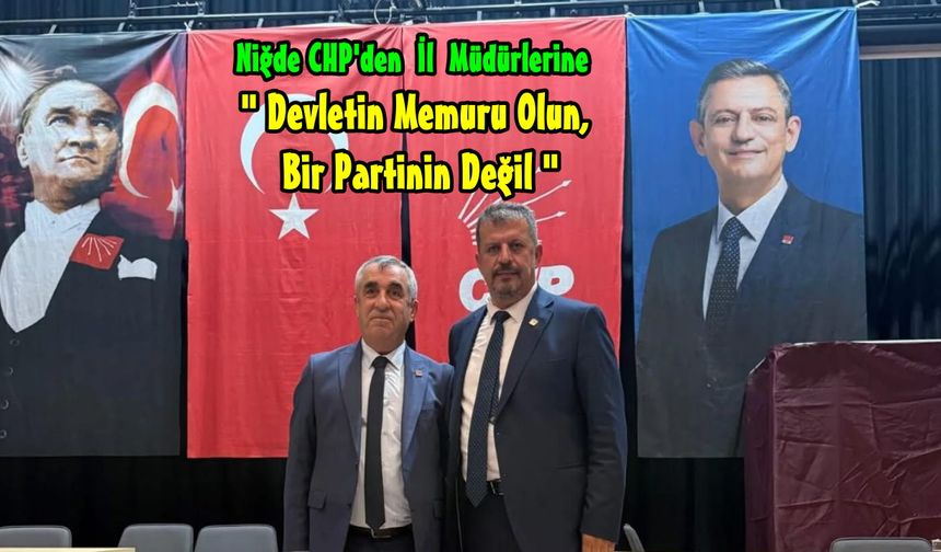 Parti Devletinin,  Partili Memurları, Partili İl Müdürleri Kimler?