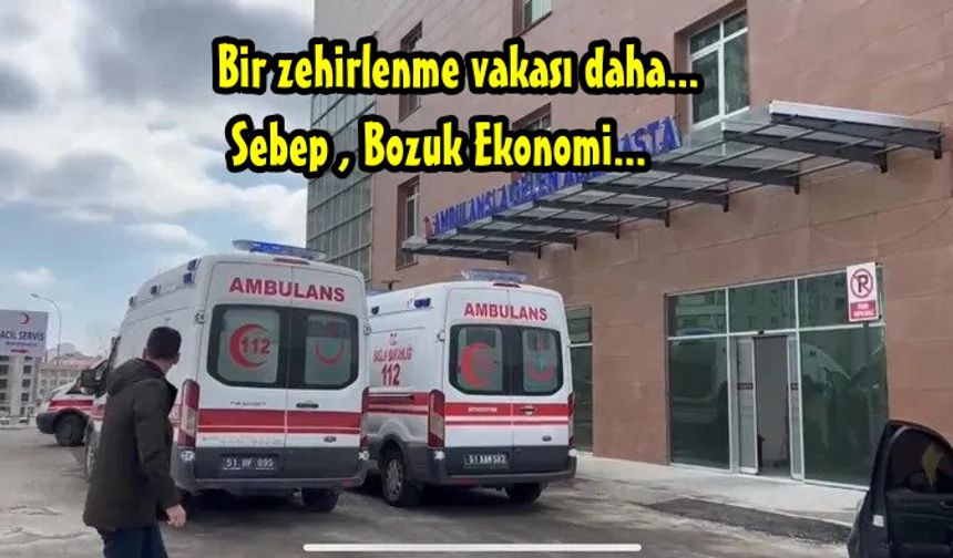 Niğde’de 6 öğrenci gıda zehirlenmesi şüphesiyle hastaneye kaldırıldı