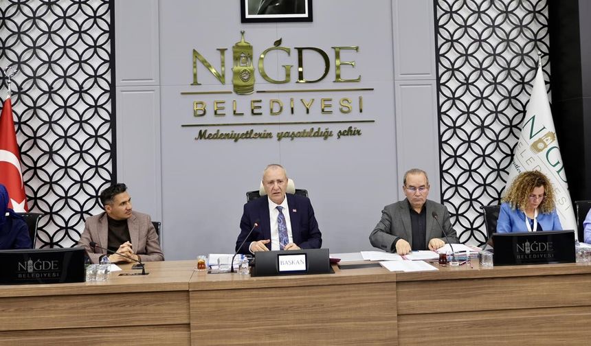 Niğde Belediyesi’nin 2026 Bütçesi 4,3 Milyar TL Olarak Kabul Edildi