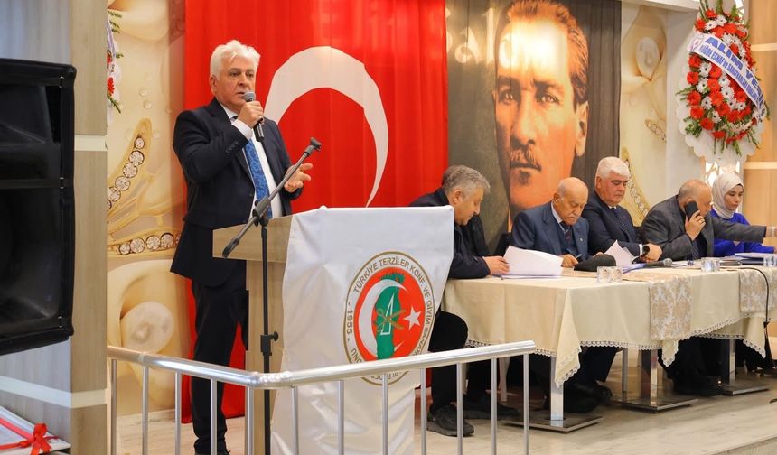 Terziler Odası’nda Alim Yeşil Yeniden Başkan Seçildi