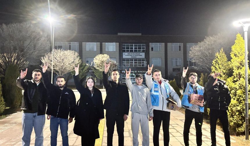 Ülkü Ocakları’ndan Final Haftasında Öğrencilere Moral Desteği