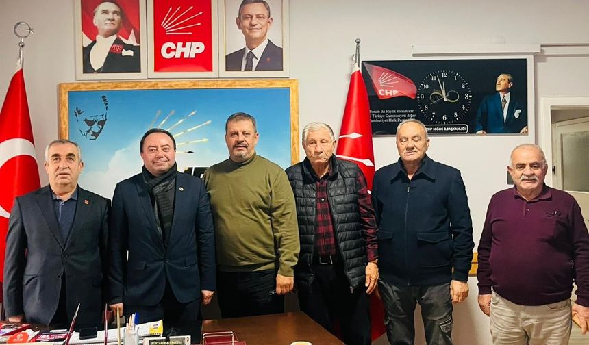 Doğru Yol Partisi İl Başkanı Zekeriya Özbek'ten CHP'ye  Ziyaret