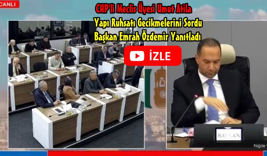 Umut Atila Yapı Ruhsatlarının Gecikmesini Sordu. Başkan Özdemir Yanıtladı
