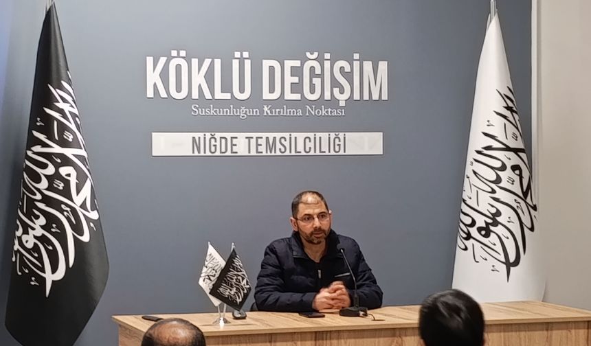 Köklü Değişim Niğde Temsilcisi  gözaltına alındı