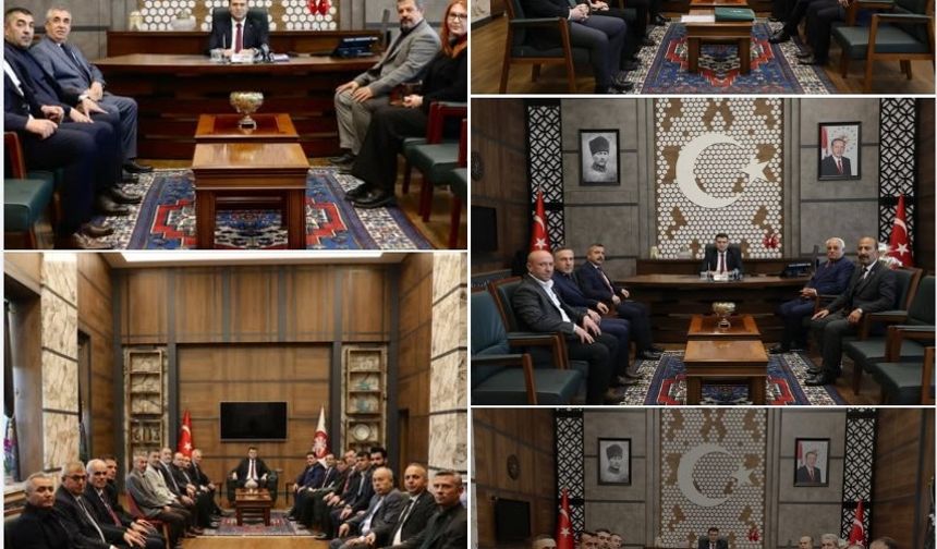 Vali Akmeşe’ye Hayırlı Olsun Ziyaretleri Sürüyor