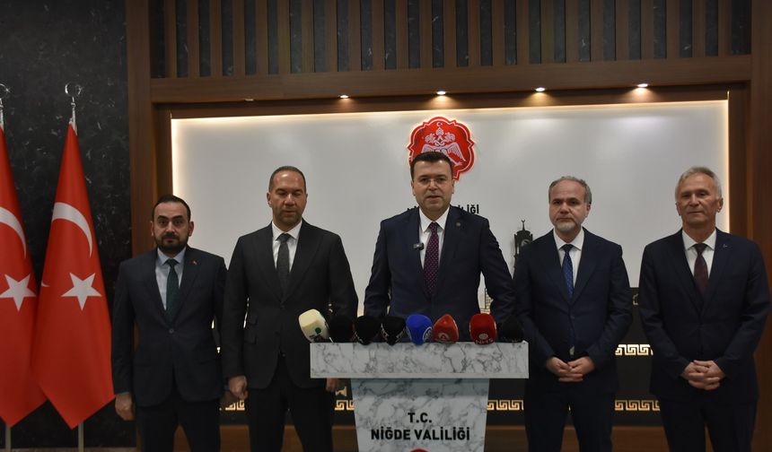 Niğde Valisi Nedim Akmeşe Görevine Başladı