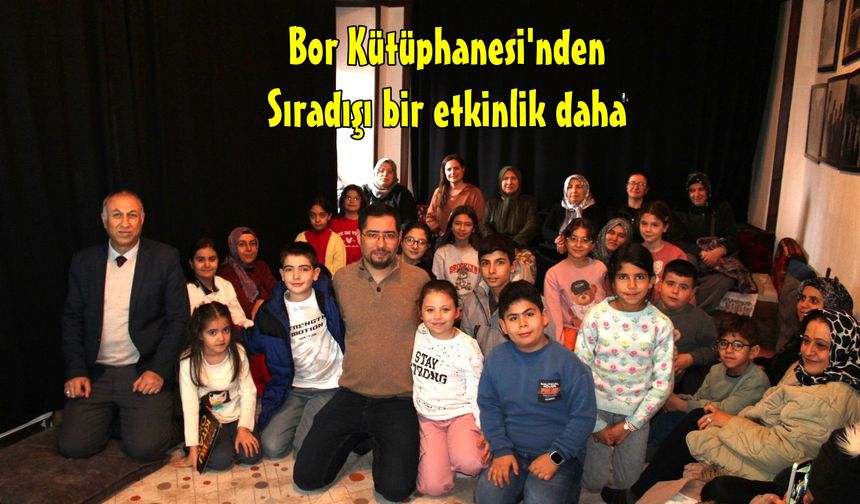 Bor Kütüphanesinden “Rabbani Sanat Matematik” Konulu Söyleşi