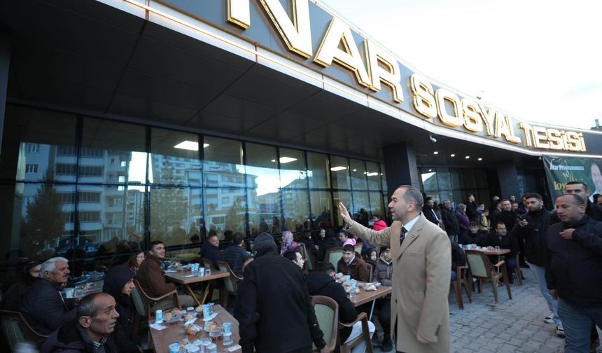 Niğde de İlk Mahalle İftarı Yapıldı