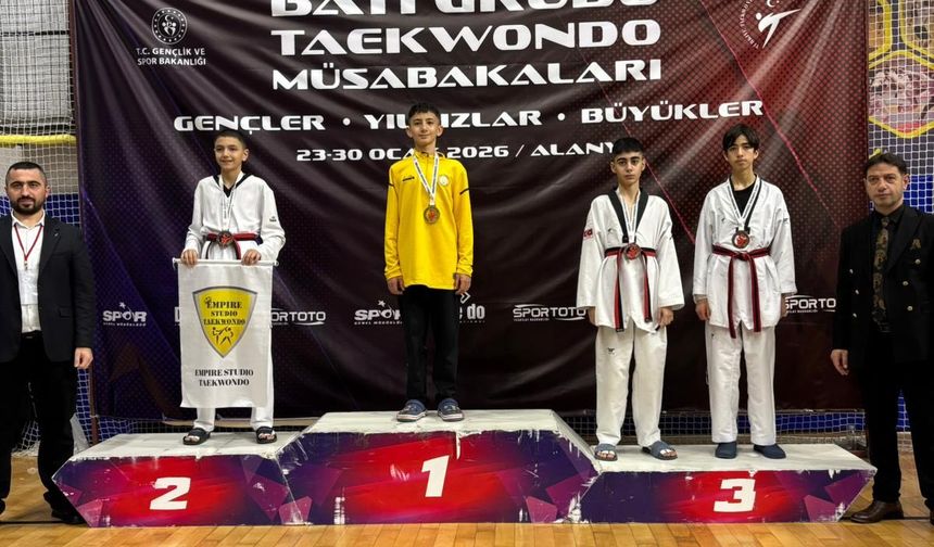 Niğdeli Sporcu Türkiye Üçüncüsü Oldu