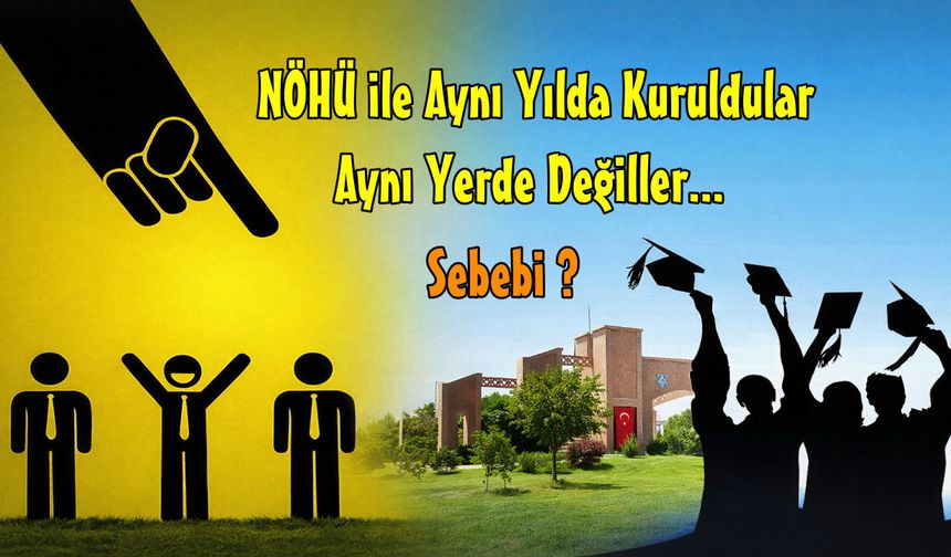 Aynı Yılda Kuruldular, Aynı Yerde Değiller