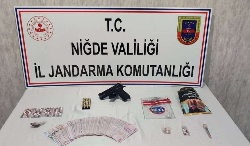 Bor’da Narkotik operasyonunda 7 şüpheli yakalandı