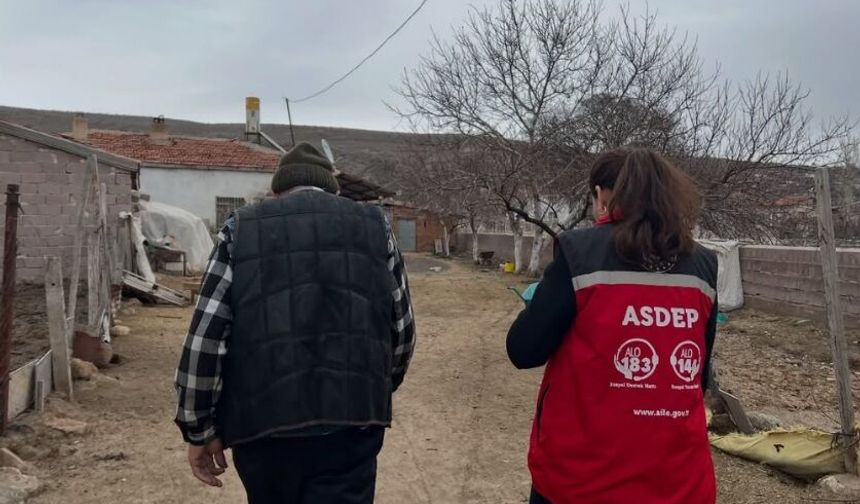 Bor Sosyal Hizmet Merkezi ASDEP Ekibi Vatandaşlarla Buluşuyor