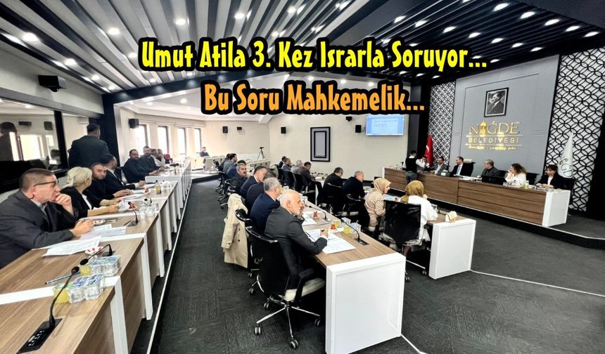 CHP’li Üye Umut Atila, 3. Kez Sordu : Cevap “Ticari Sır”