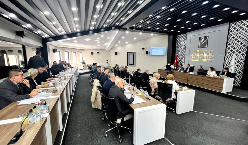 Niğde Belediye Meclisinde Seçim Vardı