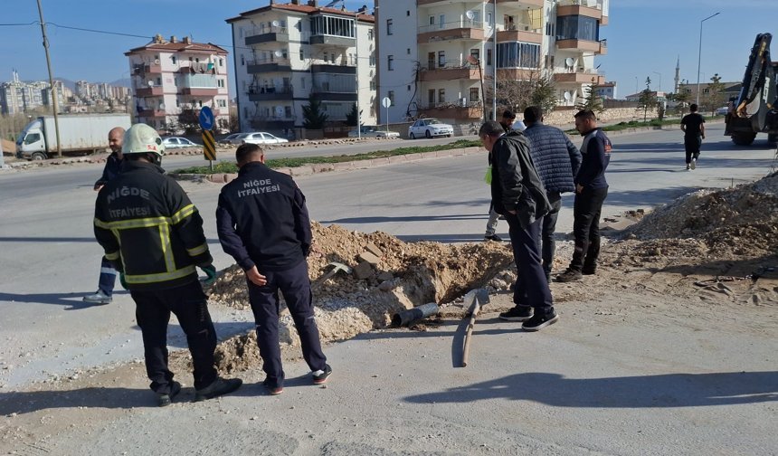 Doğalgaz Hattı Hasar Gördü: Olası Facia Son Anda Önledi