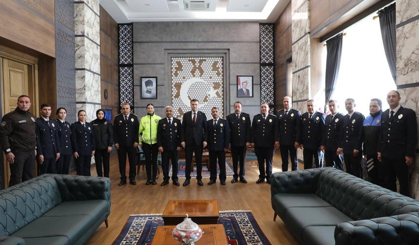 Emniyet Müdüründen Vali Akmeşe’ye Polis haftası ziyareti