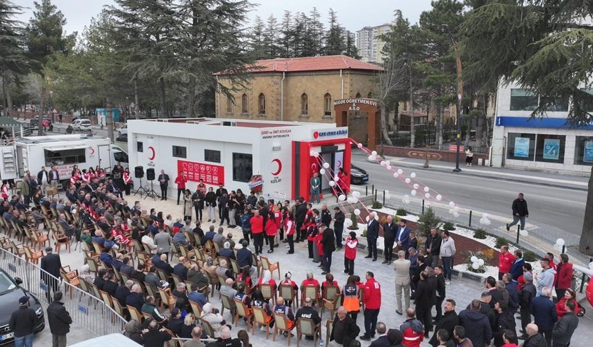 Kızılay Kan Alma Birimi Hizmete Açıldı