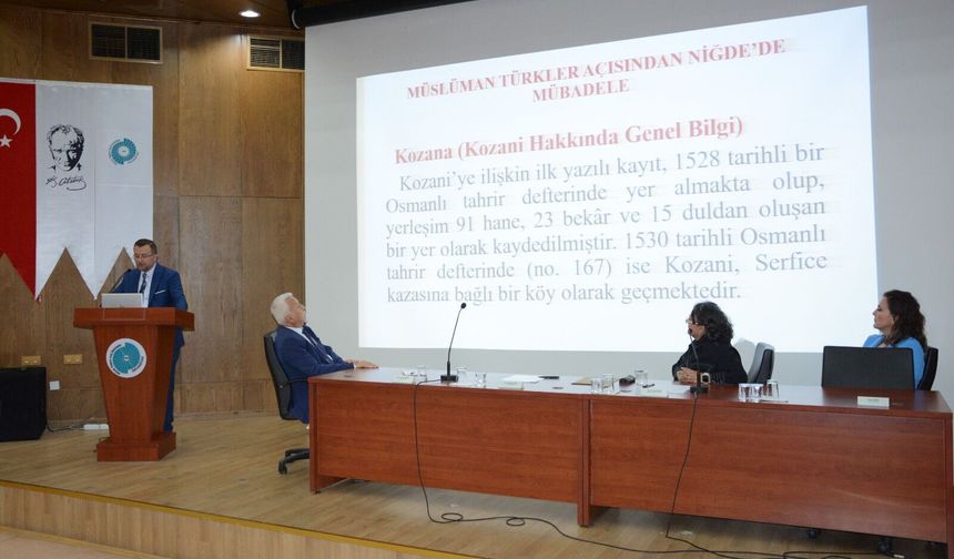 NÖHÜ’de “Cumhuriyetin İlk Yılları ve Niğde İlinde Mübadele” paneli düzenlendi