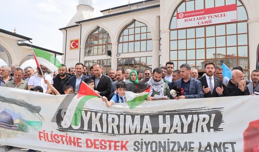 Niğde’de Filistin’e Destek Buluşması: “Soykırıma Hayır” Mesajı Verildi