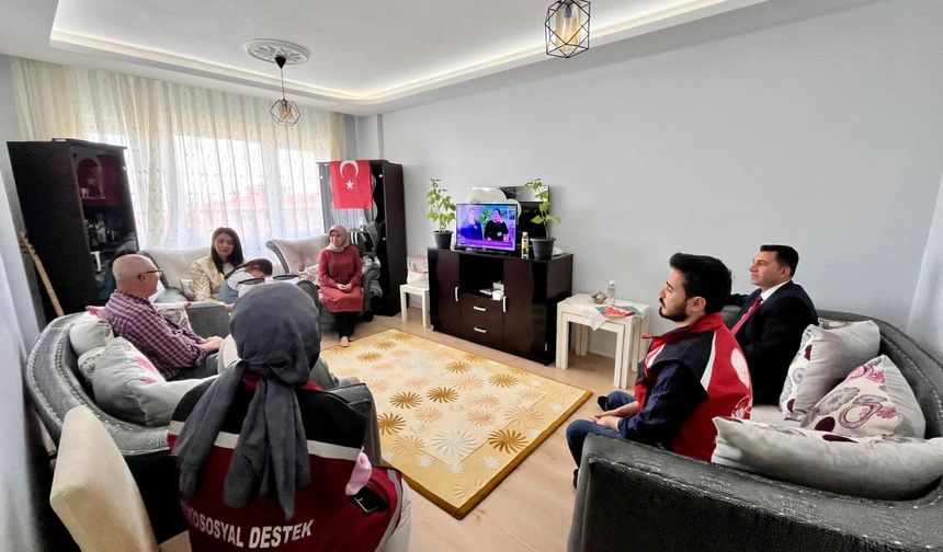 Şehit Annesi ve Koruyucu Aileye Anneler Günü Ziyareti