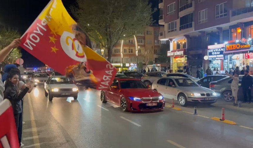 Niğde’de Galatasaray Şampiyonluğu Coşkuyla Kutlandı