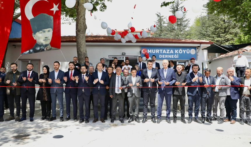 Murtaza Köyü Derneği’nin Yeni Hizmet Binası Törenle Açıldı