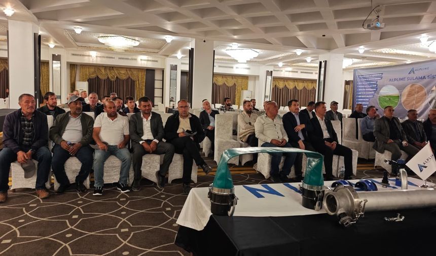 Tekerlekli Lineer Sulama Sistemi Niğde’de Tanıtıldı