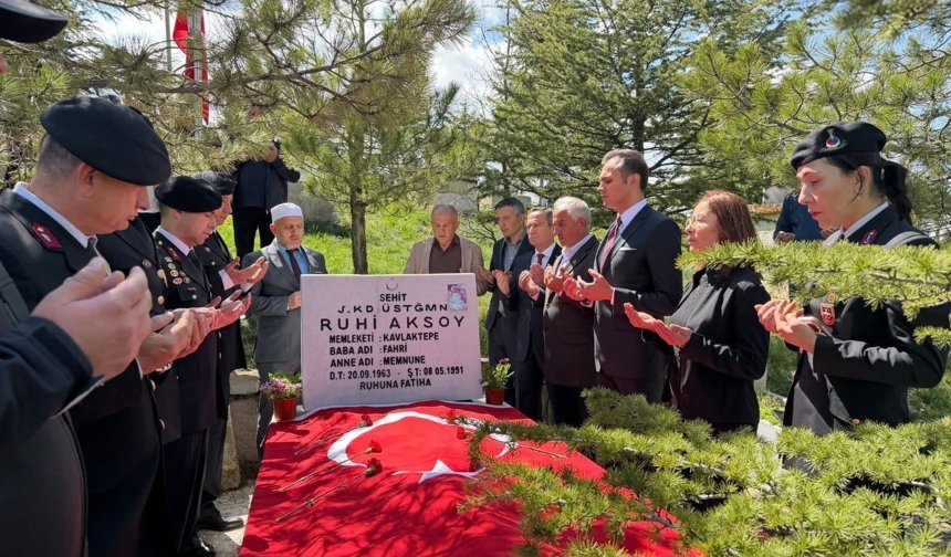 Şehit Jandarma Kıdemli Üsteğmen Ruhi Aksoy Şehadetinin Yıl Dönümünde Anıldı