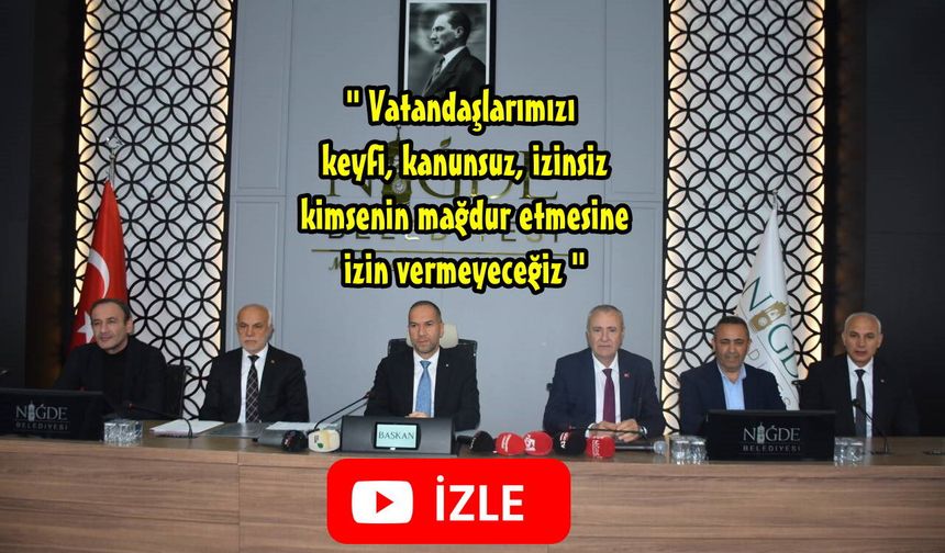 Başkan Özdemir, :“Algı değil, zorunlu düzenleme”