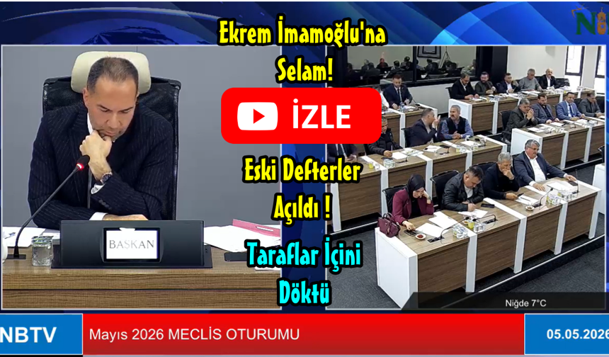 Niğde Belediye Meclisinde “Dilek ve Temenniler” Klasiği!